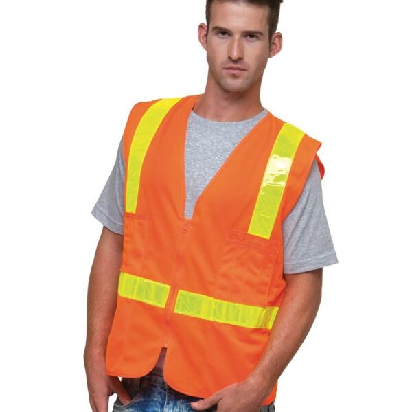 Unisex USA-Made ANSI Solid Surveyor's Vest Class 2 Thumbnail
